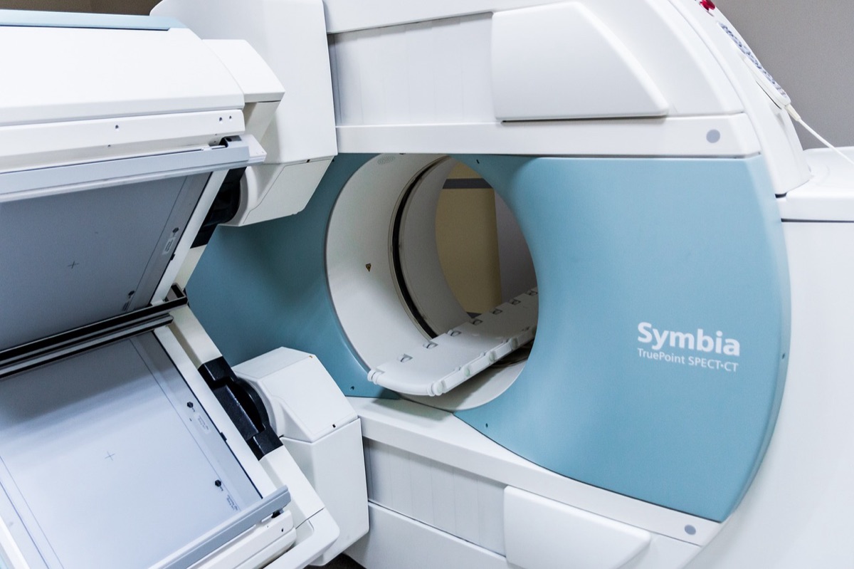 stanza di imaging medico high-tech