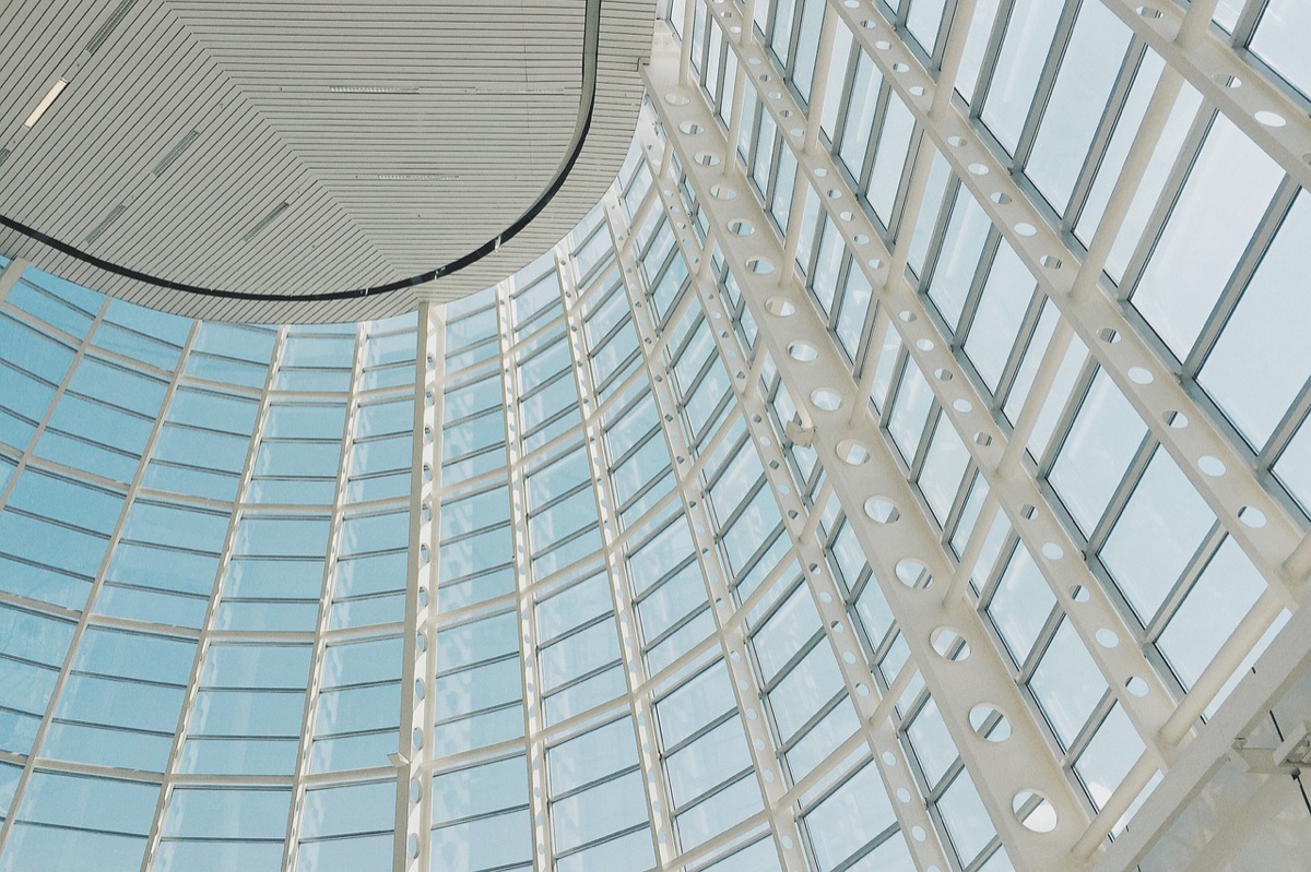 hospital com área verde