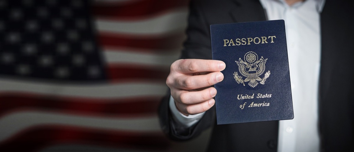 Medical passport document on table